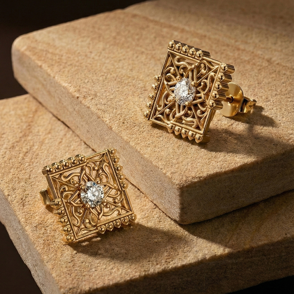 Jharokha Earrings