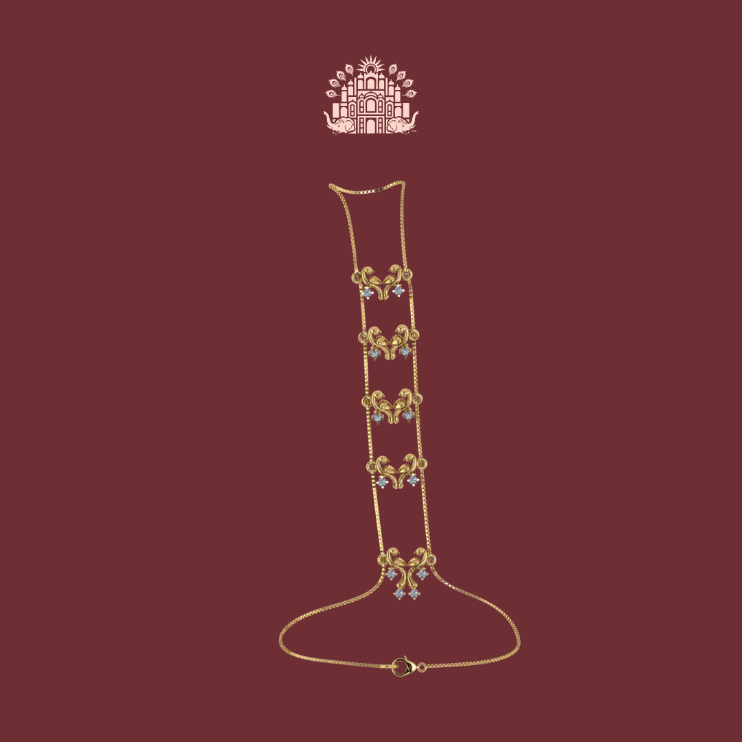 Dhola-Maru Hathphool Bracelet
