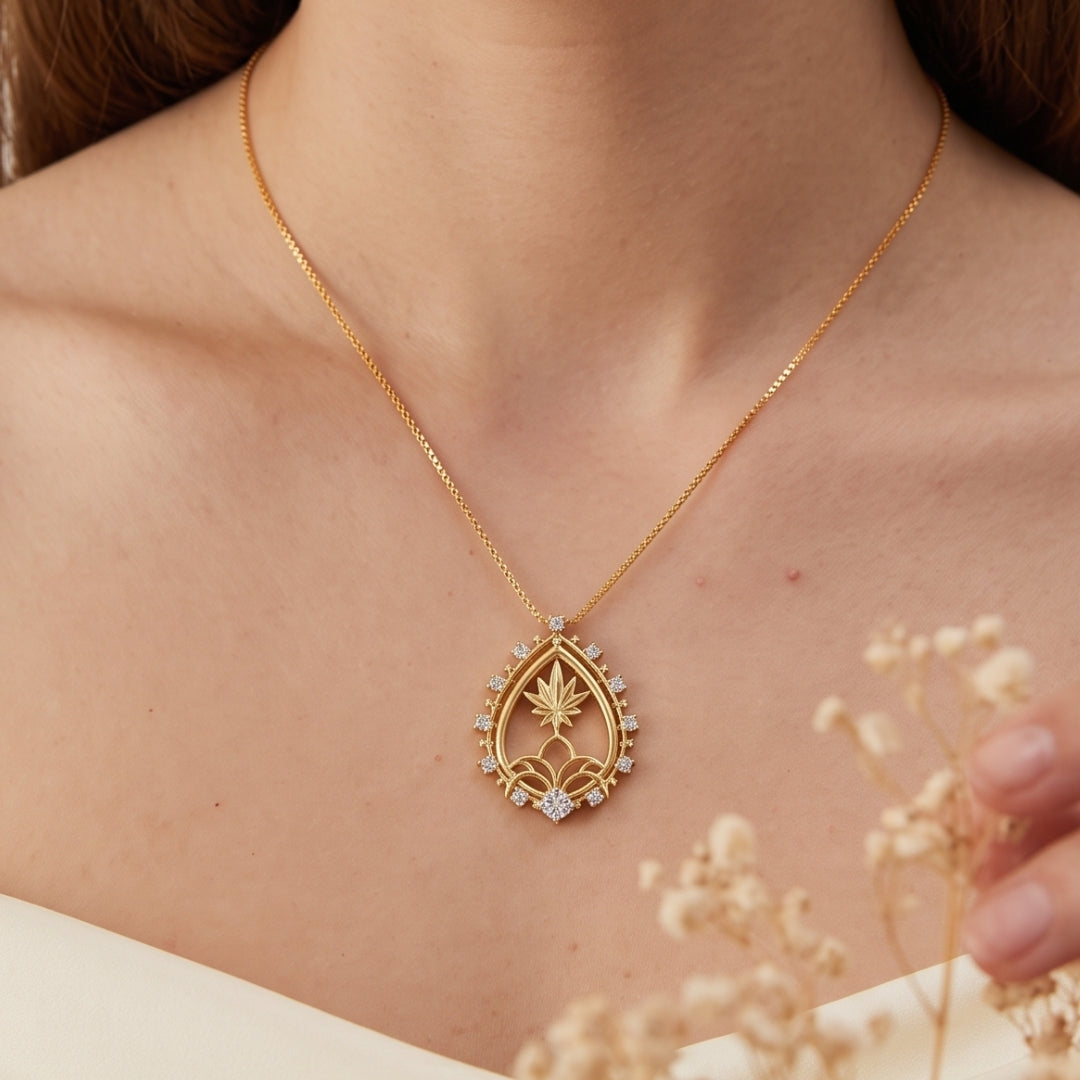 Gul Necklace with Chain
