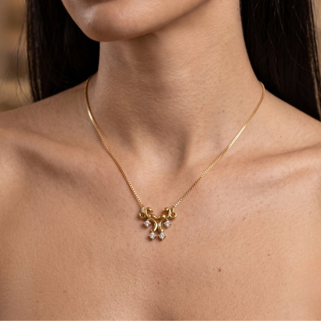 Dhola Maru Necklace with Chain