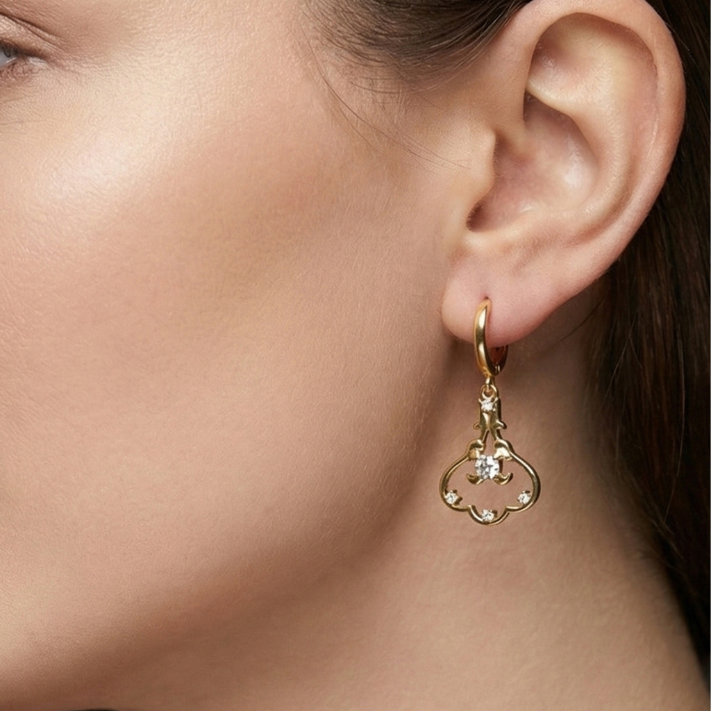 Aadhaar Dangling Earrings