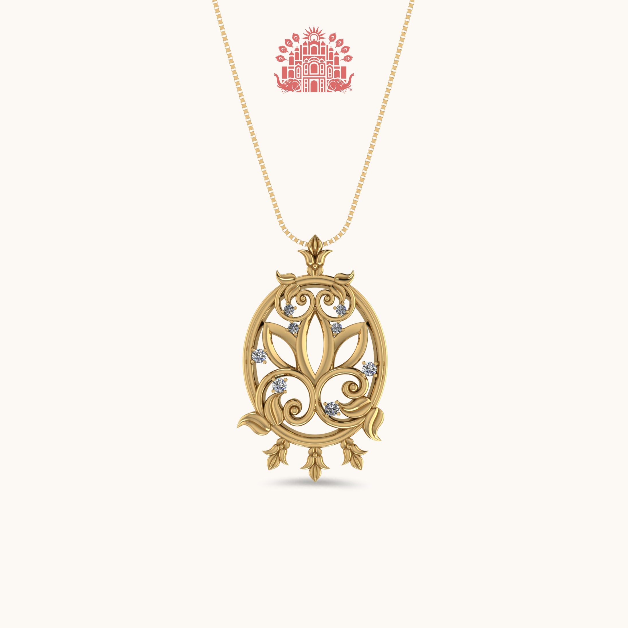 Dvar Necklace with Chain